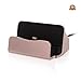 Samsung Galaxy Charger Dock Cradle Desktop Stand with Micro USB Cable Connector for Charge and Sync Data of Samsung Galaxy S7/S7 Edge, S6/S6 Edge, S5, Note 5/4, HTC One (Rose Gold)