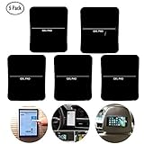 J.MOSUYA 5Pack Universal Multi Purpose Nano Gel Pad Cell Phone Car Holder GPS Dashboard Non Slip Sticky Pad Fit for iPhone, Ipad, Tablet, Glass, Mirrors, Kitchen, Office, Tool Wall Hold