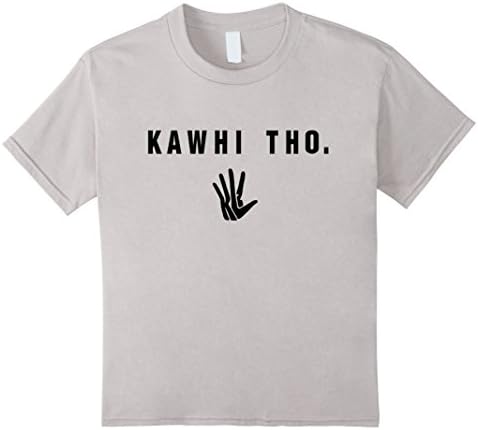 Kids Kawhi Tho T-Shirt 10 Silver
