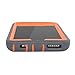 MAXCURY Case for iPhone 6, Heavy Duty Shockproof Portective Case for iPhone 6/6S (4.7 Inch) with Built-in Screen Protector - Charcoal and Orange