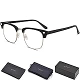 Blue Blocker Glasses by Teddith Blue Light Glasses Blue Light Filter Glasses Blue Light Blocking Lens Better Sleep Increase Focus Men/Women