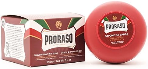 Proraso Shaving Soap Moisturising and Nourishing with Sandalwood oil and shea butter, 5.2 Oz