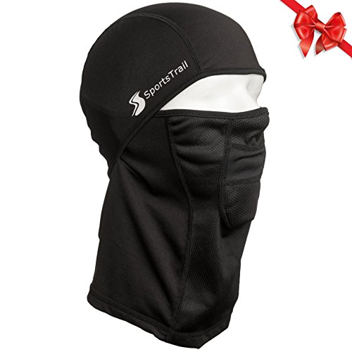 Balaclava Face Mask Winter, Windproof Ski, Motorcycle, Snowboard or Tactical Helmet Cap, Cold Weather Half Face Mask or Neck Warmer for Men, Women and Kids L/XL