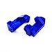Atomik - Alloy Caster Block - Replacement Part for 1/10 Traxxas 3632 - Hardened Billet 6061 Aluminum - Lightweight & Durable Performance - Front Suspension Upgrade Part - Blue