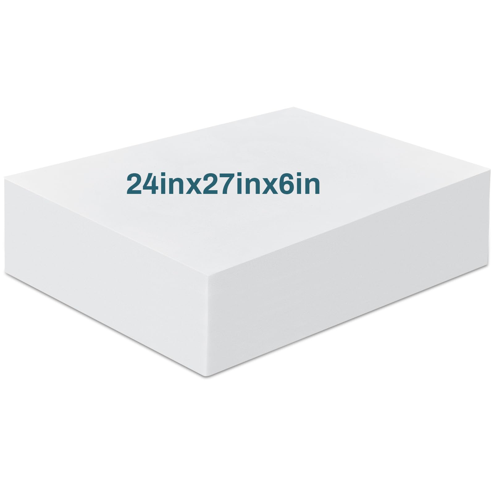 Photo 1 of Frienda 1 Pack 6 x 24 x 27 Upholstery High Density Craft Foam Sheets Replacement Square Cut to Size Cushion Chair Padding, Suitable for Shipping, Packing, Cushion Foam, Mailing, Cosplay