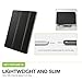 ESR Yippee Smart Case for The iPad Air 2, Smart Case Cover [Synthetic Leather] Translucent Frosted Back Magnetic Cover with Auto Sleep/Wake Function [Light Weight] (Black)