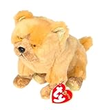 Ty Beanie Babies - Zodiac Fluffly Dog with Gold Paw bottoms [Toy]