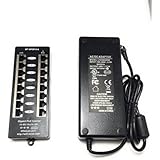 WT-GPOE-8-48v120w Gigabit Passive PoE 8 Port Power over Ethernet Injector for PoE Cameras, IP Phones, Wifi Access Points, Includes 48 Volt Power Supply (120 watt)