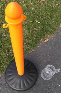 Heavy Duty Plastic Stanchions 4 Pack