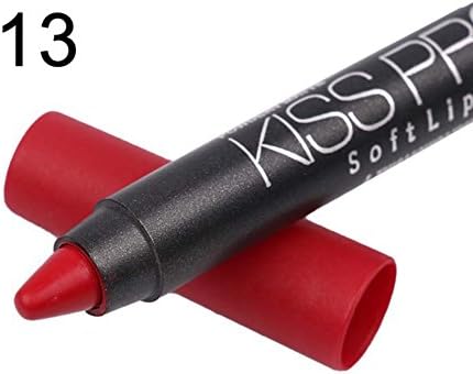 SailDeng Menow P13016 1PCS Makeup Long Lasting Matte Kiss Proof Non-stick Lipstick Powdery Soft Matte Lipstick #13