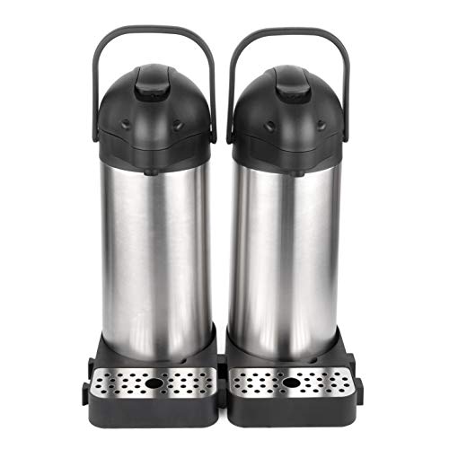 Cresimo Airpot Drip Trays / 2 Piece Set/Modular Design to hold as many Coffee Airpots or Carafes as necessary! Airpot has to be 6" Wide or Less to Fit