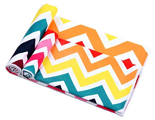 Winthome Microfiber Beach Towels Set 2 Pack Extra Large(59x29+39x19.5) Lightweight, Quick Dry Towel,Sand Free Towel for Beach, Travel, Swim, Pool, Camping, Outdoors and Sports - Thumbnail 6