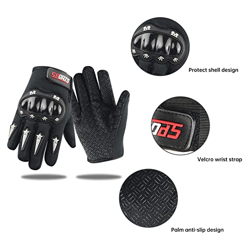 Children's Motorcycling Gloves - Waterproof - Non-Slip Scooter Winter Racing Gloves