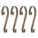 Haute Decor Stocking Scrolls 4-Pack Stocking Hanger Set (Oil-Rubbed Bronze)
