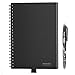 Reusable Wirebound Smart Notebook Everlasting Dry Wet Erasable Writing Notebook Notes APP Storage Pen Included (5.8''X8.3''-A5 PP)