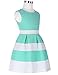 GRACE KARIN Kids Girls Contrast Color Basic Daily Dresses 11yrs CL992-3
