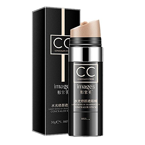 Yiwa CC Cream Face Concealer Powder Foundation Face Care Moisturizing Natural Cover Up Waterproof Whitening Face Concealer Stick