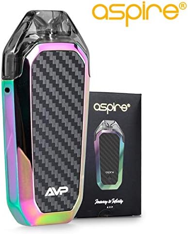 Aspire AVP Pod Kit, AVP Pod System 2ml with 700ml Built-in Battery 1.2ohm Atomizer, Adjustable Wattage AIO Vape Kit E Cigarette, Without Nicotine