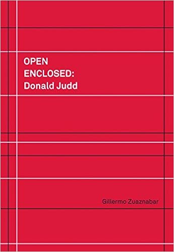 Open Enclosed Donald Judd Actar Zuaznabar Gillermo Amazon Es Libros