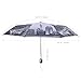 Rainbrace Automatic Travel Rain Umbrella Super Windproof with Heat Transfer Printing Fashion Design (China Oriental Pearl Tower and the Great Wall)
