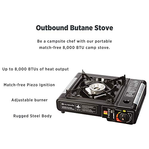 Outbound Camping Stove Portable Single Burner Butane Gas Stove