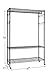 Finnhomy Heavy Duty Wire Shelving Garment Rack with Wheels Rolling Clothes Rack with Shelves£¬Brozen