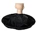 Barber Cloak, AMA(TM) Hair Cutting Cloak Gown Umbrella Nylon Hair Salon Cape Hairdresser Haircut Bib Apron (Black)
