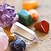 Premium Quality Crystals for Chakra Balancing / 12 pc Crystal Healing Set - Rose Quartz, Amethyst, Quartz Point, Red Jasper, Citrine, Carnelian, Aventurine, Sodalite & More + Info Guide/Gift Ready