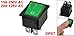 uxcell KCD4 DPST ON-Off 4 Pin Terminals Rocker Boat Switch 16A AC 250V/125V