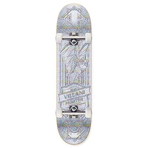 Primitive Villani Raised Foil Bat Skateboard Complete - 8.12