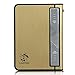 Cigarette Case Lighter, Multifunction Cigarette Box Holder USB Electric Rechargeable Cigar Lighter,Push Out Cigarette Holder with Electric Torch (Gold-Black)
