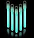 4" Lumistick Glow Stick Light Sticks Aqua (Tube of 25)