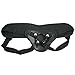 Adjustable Strap On Harness with 4 Different Sizes of O-Rings Black