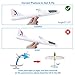 Electric Airplane Toys, Rechargeable 2 Flight Mode Throwing Plane, Outdoor Sport Toy, Foam Education Glider Aeroplane for boys Adults, Family Flying Game Toy,Styrofoam Airplanes,Gift for Kids Teenager