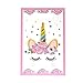 EIXJA 40 Plastic Unicorn Party Bags Birthday Party Gift Bags for Unicorn Party Supplies Baby Shower Unicorn Party Favors