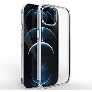 Amazon Brand – Solimo TPU Mobile Cover (Soft & Flexible Back Cover) for Apple iphone 12 Pro Max – Transparent