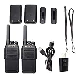 Retevis RT28 Walkie Talkies Rechargeable Long Range FRS Radio UHF VOX 16 Channels USB Charging 2 Way Radios Long Range Cruise Shipping Hiking Camping (2 Pack)