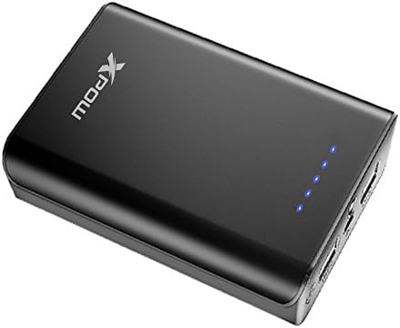 10000mAh Portable Power Bank 3.1A Output Portable Charger 10000 mAh with LED Flash Light,Dual Output for Iphone 7/Plus Huawei Mate 9