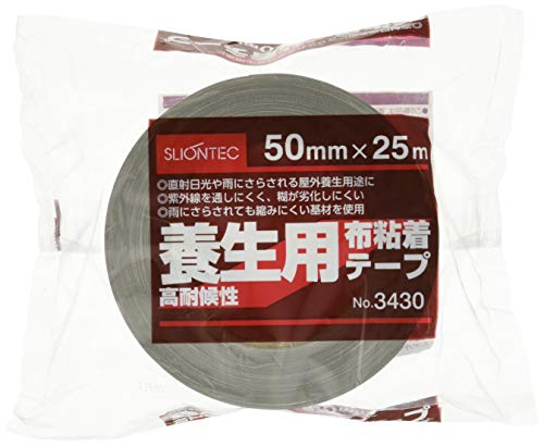 スリオンテック No 3430 高耐候性布養生テープ 50 25 マスキングテープ