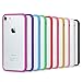 Pofesun Clear Case for iPhone 8 /iPhone 7, Transparent Shock-Absorption Hybrid Bumper Case, Anti-Scratch Back Cover with Colorful TPE Frame Compatible with iPhone 7/8 (4.7