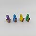 Ceramic bird whistle set of 4