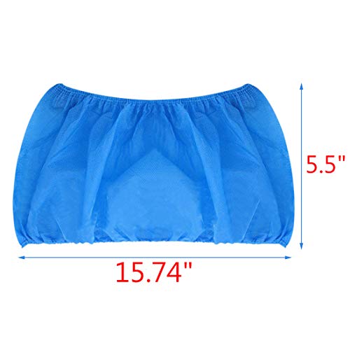 Shoe Covers Disposable,200 Packs (100 Pairs),Large Size Fits Most People,Shoe Cover Booties for Indoor and Outdoor, Hospital & Construction.Protect Your Home, Floors and Shoes(Blue) (blue)