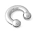 Scrap Metal 23 316L Surgical Steel Circular Barbell Horseshoe 0g 3/4