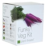 Plant Theatre FUNKY VEG KIT Gift Box - 5 Extraordinary Vegetables to Grow -Everything you need to start growing in one box! Super Grow Kit Gift