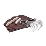 Acoustic Guitar DIY Tools Cambo With Guitar Files For Nut Acoustic Guitar Bone Nut and Saddle and Sand Paper - iLuiz