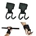 MaxxMMA Weightlifting Grip Hooks Heavy Duty Wrist Wraps Support Straps Power Weight Lifting Gloves Bodybuilding Deadlifts Pull Ups Home Gym Workout for Men and Women - 1 Pair