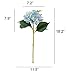 Anlise Artificial Hydrangea Flowers Fake California Hydrangea Silk Bouquet Flower for Home Wedding Decor, Pack of 4 (Blue)