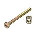 uxcell M8x120mm Furniture Bolt Nut Set Hex Socket Screw with Barrel Nuts for Beds Headboards Chairs 5 Set