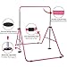Tepemccu Expandable Gymnastics Bars Adjustable Height Gymnastic Horizontal Bars Junior Training Bar Children Folding Training Monkey Bars for Kids