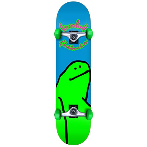Krooked Skateboard Complete Team Schmoo Blue 7.38"